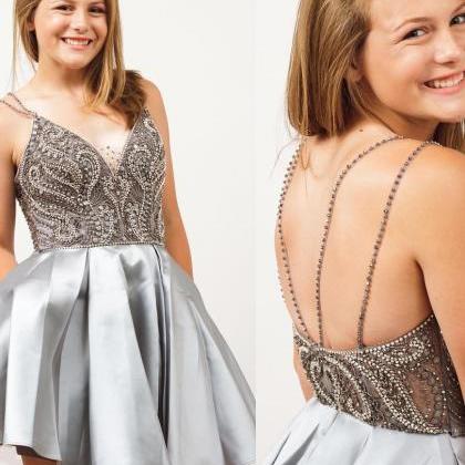 Plus Size Homecoming Dress,sparkly Homcoming..