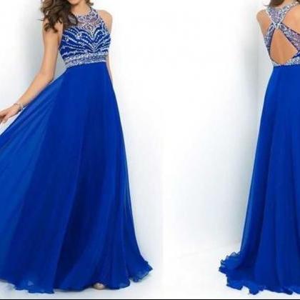 Beading And Sequins Prom Dresses, Floor-length..