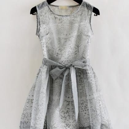 Fashion Organza Short Charming Summer Dress..