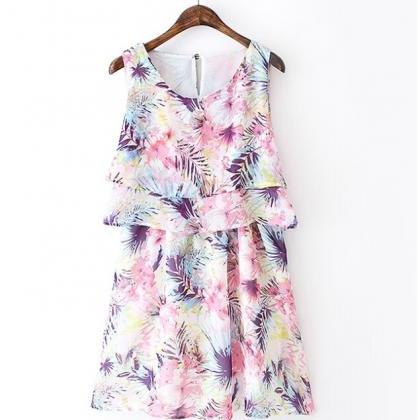 Printing Summer Dress,fashion Dress ,tb-012