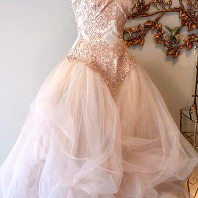 Newest Appliques Tulle Prom Dresses, The Charming..