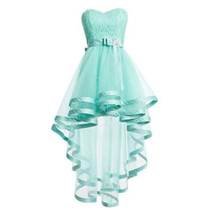 Mint Tulle Homeocming Dresses For Teens,pretty..