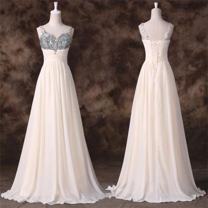 Top Selling Elegant Chiffon Long Prom Dresses,with..