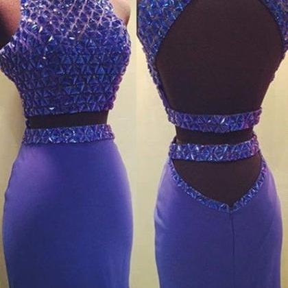 Real Made Short Two Pieces Mermaid Homecoming..