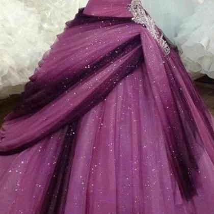 Beautiful Strapless Quinceanera Dresses,ball Gown..