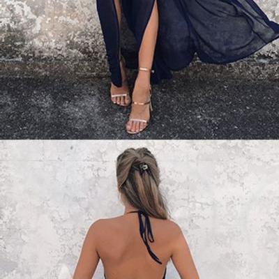 Navy Blue Prom Dresses,Long Prom Dresses,Lace Up Prom Dresses,Chiffon Prom Dress,Cheap Prom Dresses,Modest Prom Gowns,Prom Dresses,Evening Dresses,Pretty Party Dresses,Cute Dresses,Women Dresses,Prom Dresses For Teens DR0188