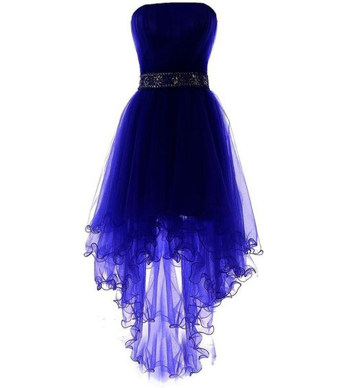 Sparkly Homecoming Dresses,strapless Homecoming Dresses,short Homecoming Dresses,a-line Ruyal Blue And Purple Tulle Homecoming Dress,lace Up