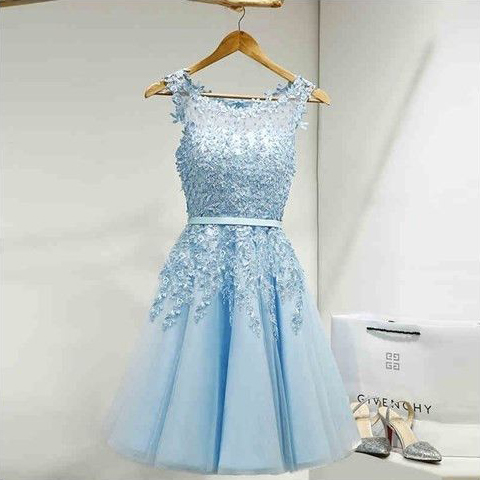 Light Blue Homecoming Dresses,Cocktail 