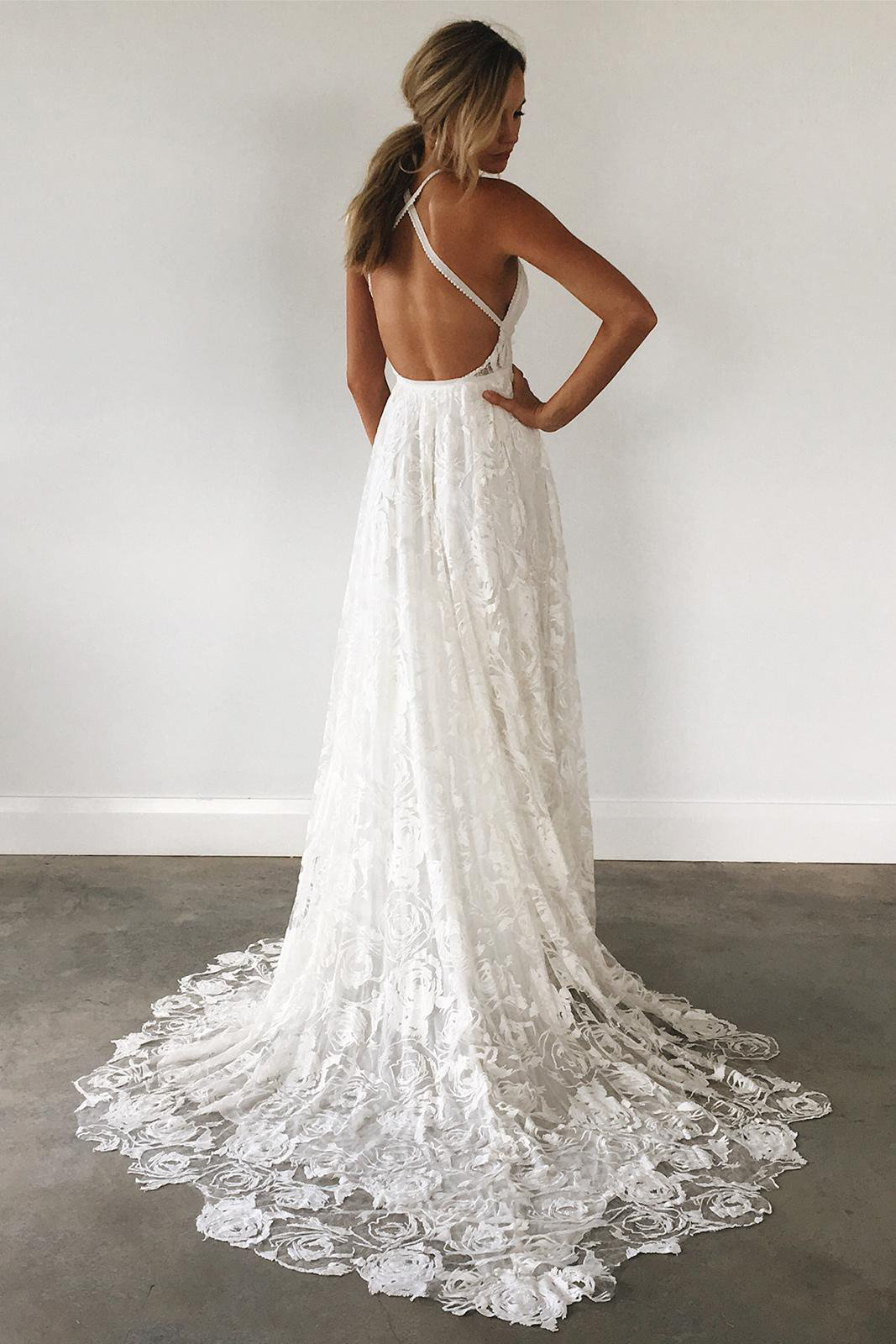 a line maternity wedding dress