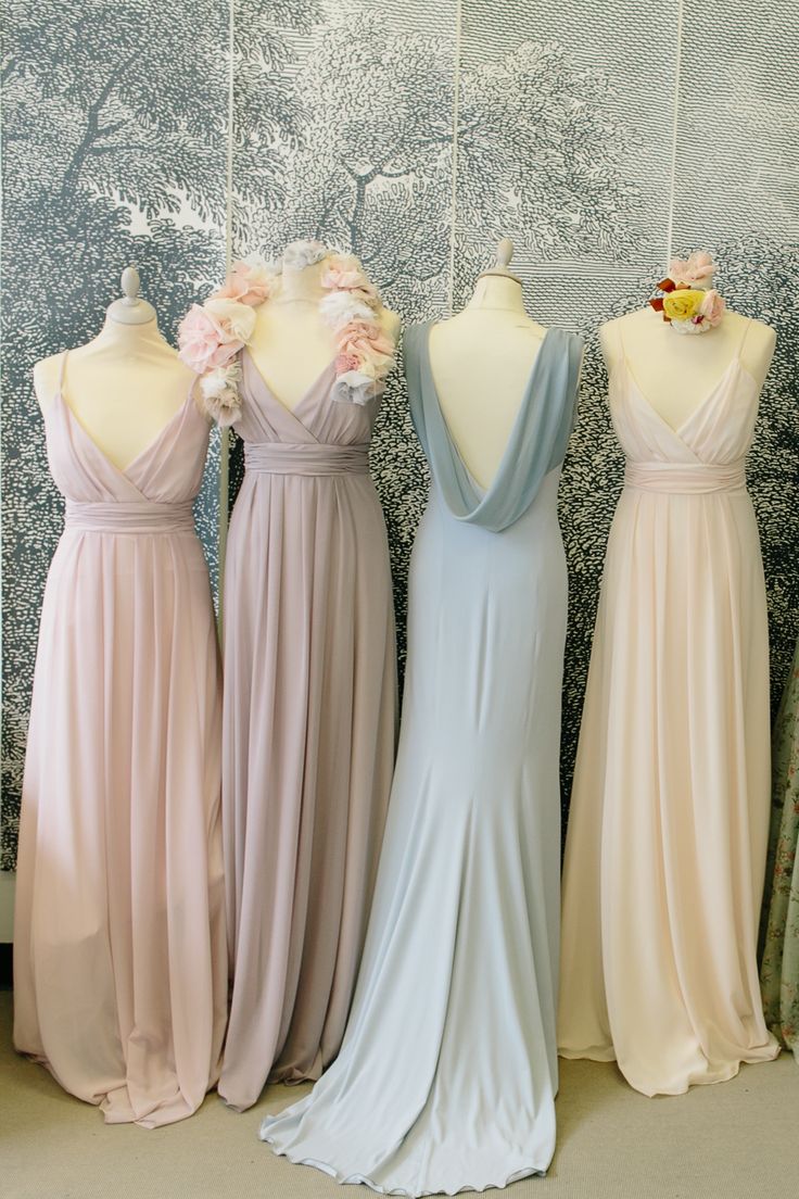 Fashion Bridesmaid Dresses, Floor-length Bridesmaid Dresses, Spaghetti Straps Bridesmaid Dresses, Chiffon Bridesmaid Dress,bridesmaid Dresses