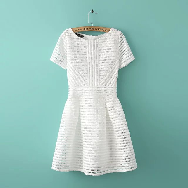 White And Black Charming Summer Woman Dress,summer Clothing,fashion Dress ,tb-22
