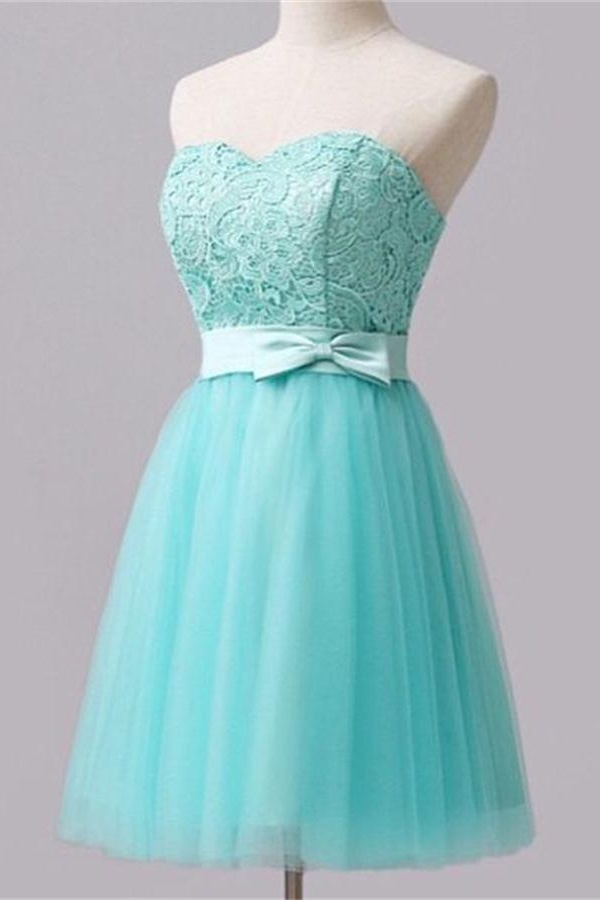 Elegant Lace Homecoming Dresses,sweetheart Short Homecoming Dress