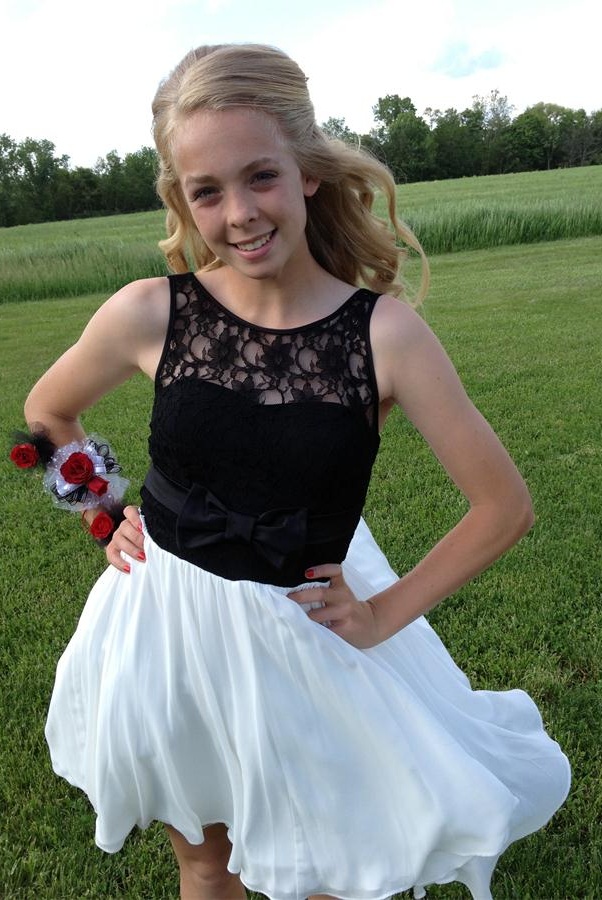 skirt and top graduation outfit