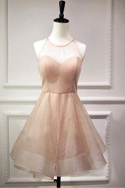 Simple Homecoming Dresses,champagne Homecoming Dresses,short Homecoming Dresses,sweet 16 Dresses,cute Dresses,dr0387