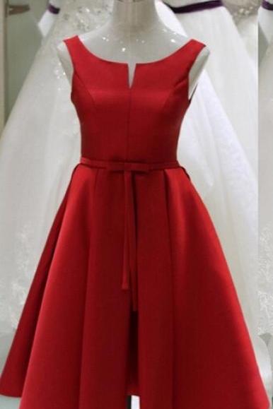 2016 Light Red Simple Short Homecoming Dresses,back Up Lace Homecoming Dress For Girls,pretty Graduation Dresses,cocktail Dresses
