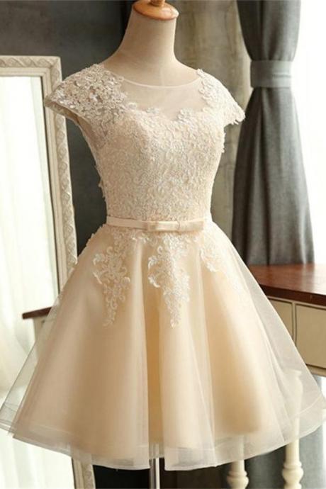 Charming Classy Homecoming Dresses,lace Homecoming Dresses,girly Short Prom Dresses