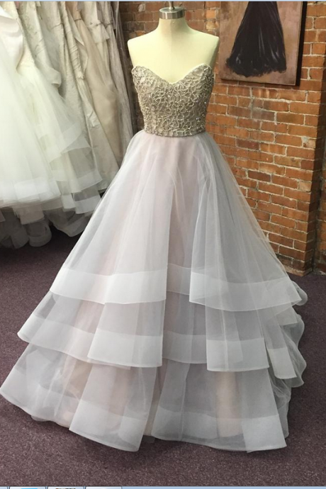 2017 Lace Up Sweetheart A-line Prom Dresses For Teens,beaded Evening Dresses,high Low Prom Gowns,modest Party Dresses,cute Dresses