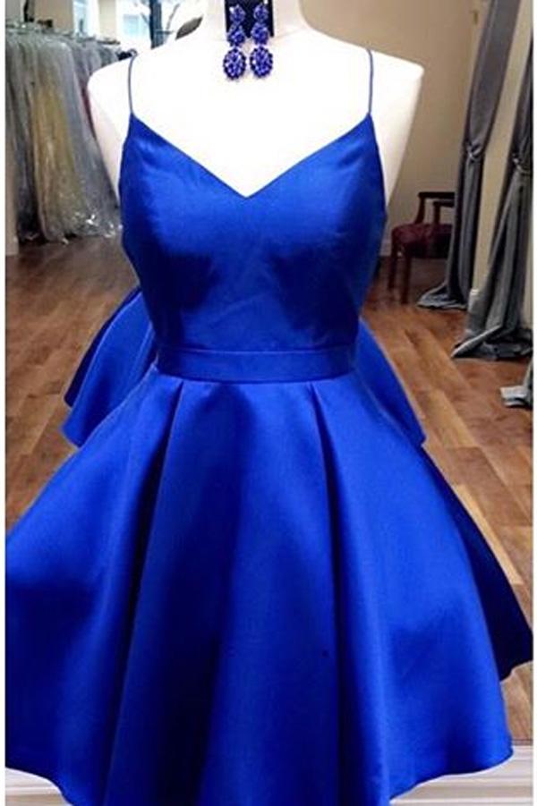 Royal Blue Homecoming Dresses,Short Homecoming Dress,Cute Dresses