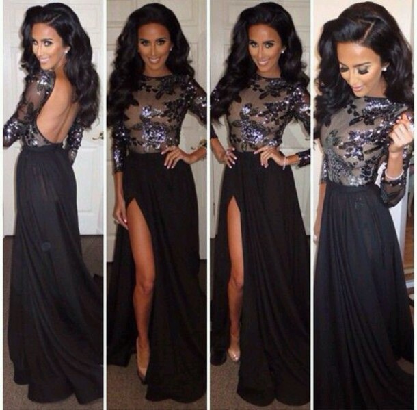 New Arrival Lace Prom Dresses Real Made Prom Dresses Floor